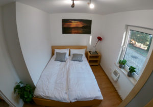 A bedroom in the bungalow